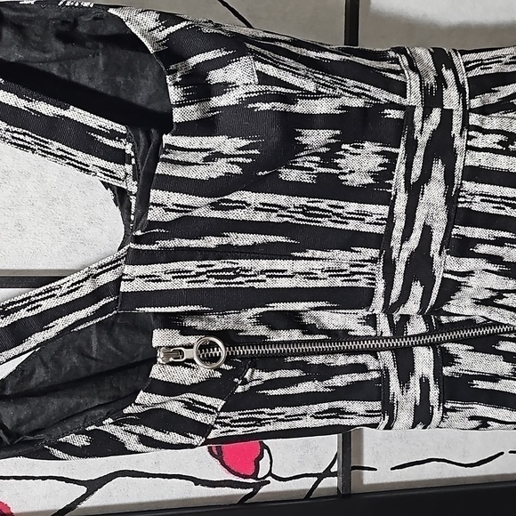 RACHEL Rachel Roy Black Gray Dress Size 0 - Picture 7 of 12